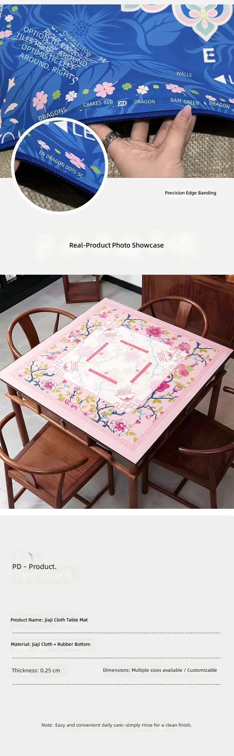 Chinoiserie Lantern Print Modern Luxury Neoprene M detail