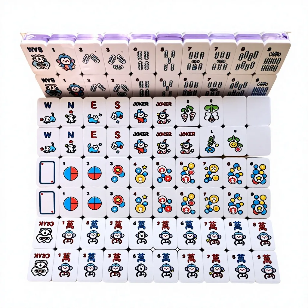 Floating EVA Foam American Mahjong Set Portable Ma detail