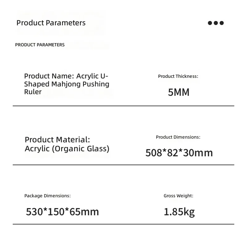 Luxury American-style Magnetic Acrylic Mother of P detail
