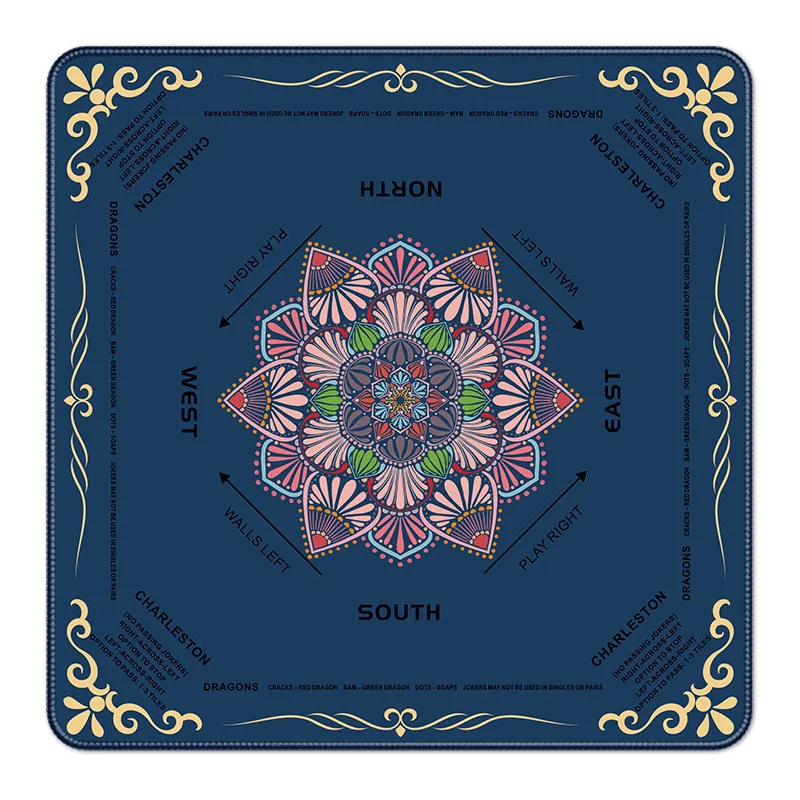 Factory Custom Luxury Modern American Mahjong Mat  detail