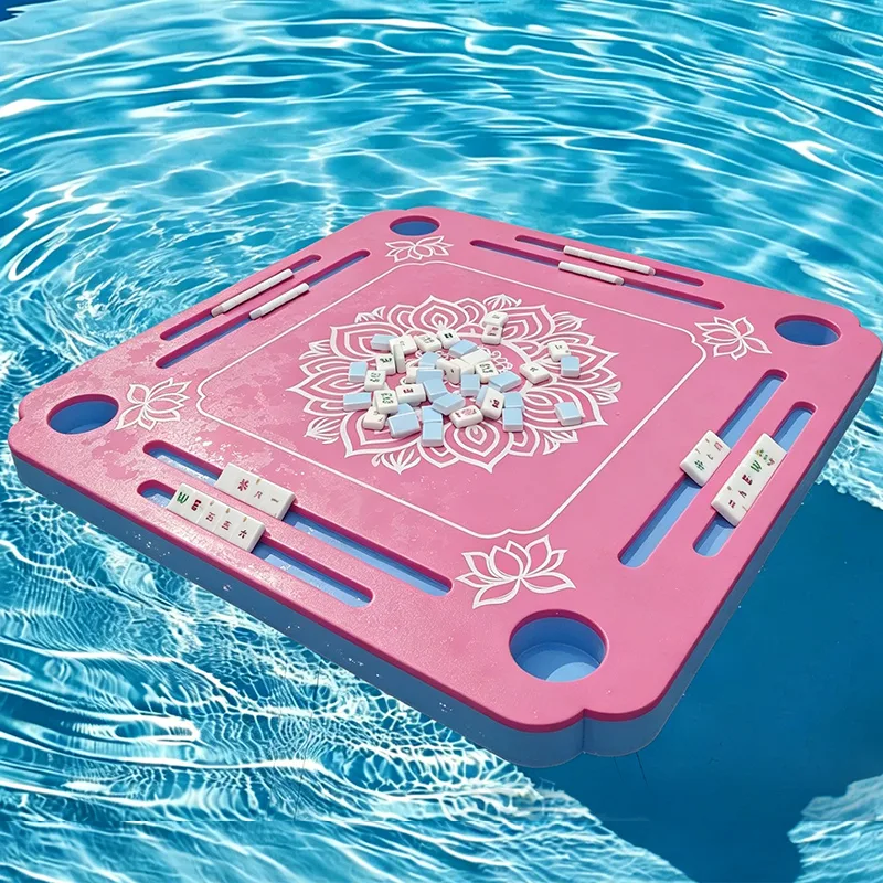 Custom Floating Mahjong Table for Swimming Pool -  detail