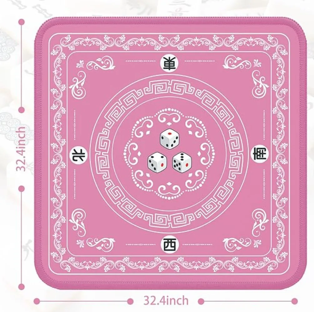 Portable Mahjong Mat Neoprene Anti-Slip Noise Redu detail