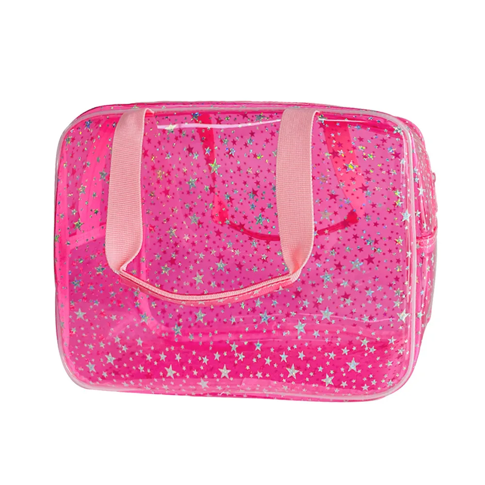Wholesale Iridescent Star Transparent PVC Mahjong detail