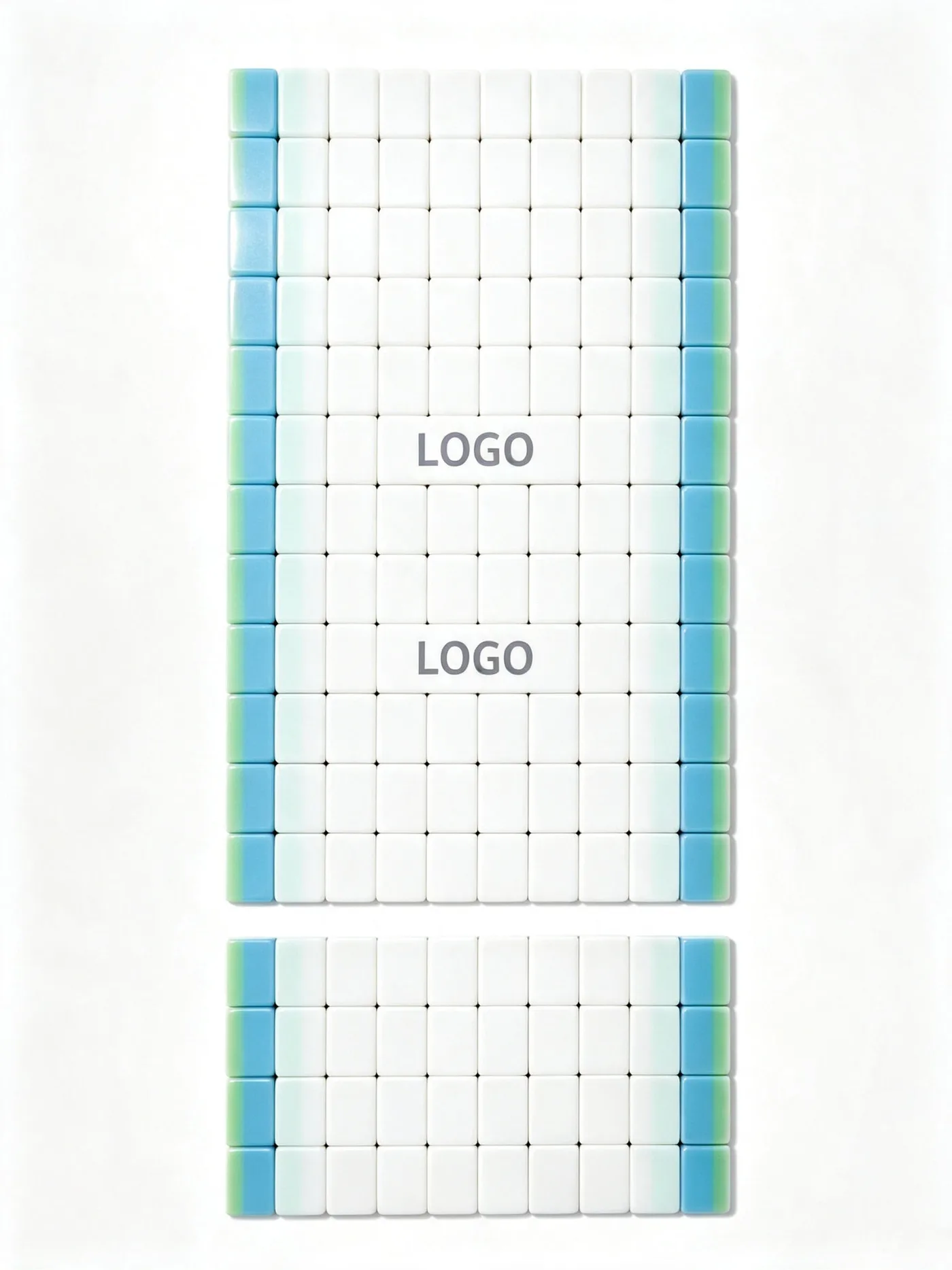 Premium Three-Layer Acrylic US Mahjong Set Emerald detail