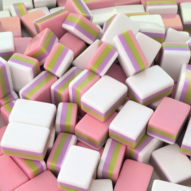 American Mahjong Customized 160 pink Country Club Acrylic Portable Handmade Water Resistant Luxurious Elegant for Adults