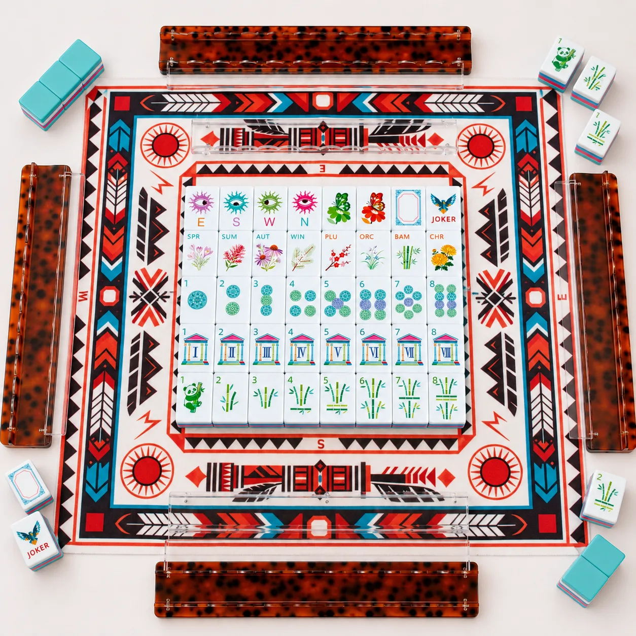 High End Luxury Traditional Mahjong Set Game 160 D detail