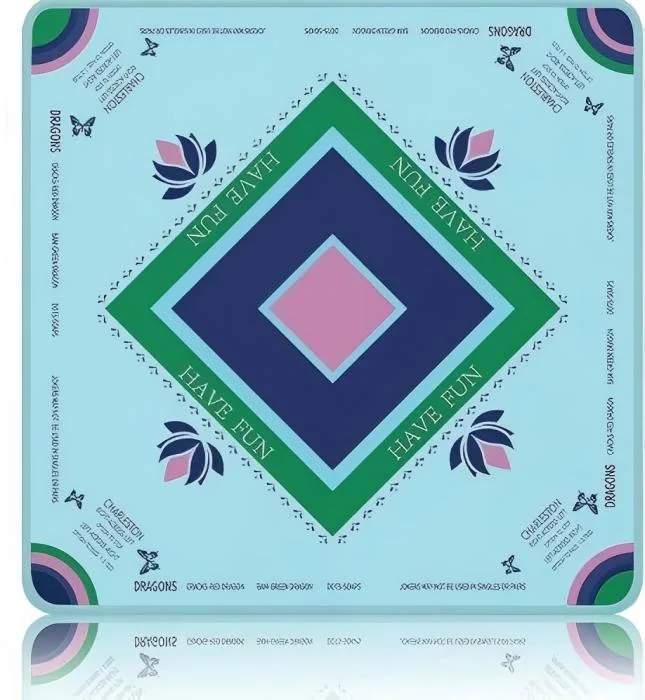 American Modern Mahjong Rubber Table Mat-Foldable  detail