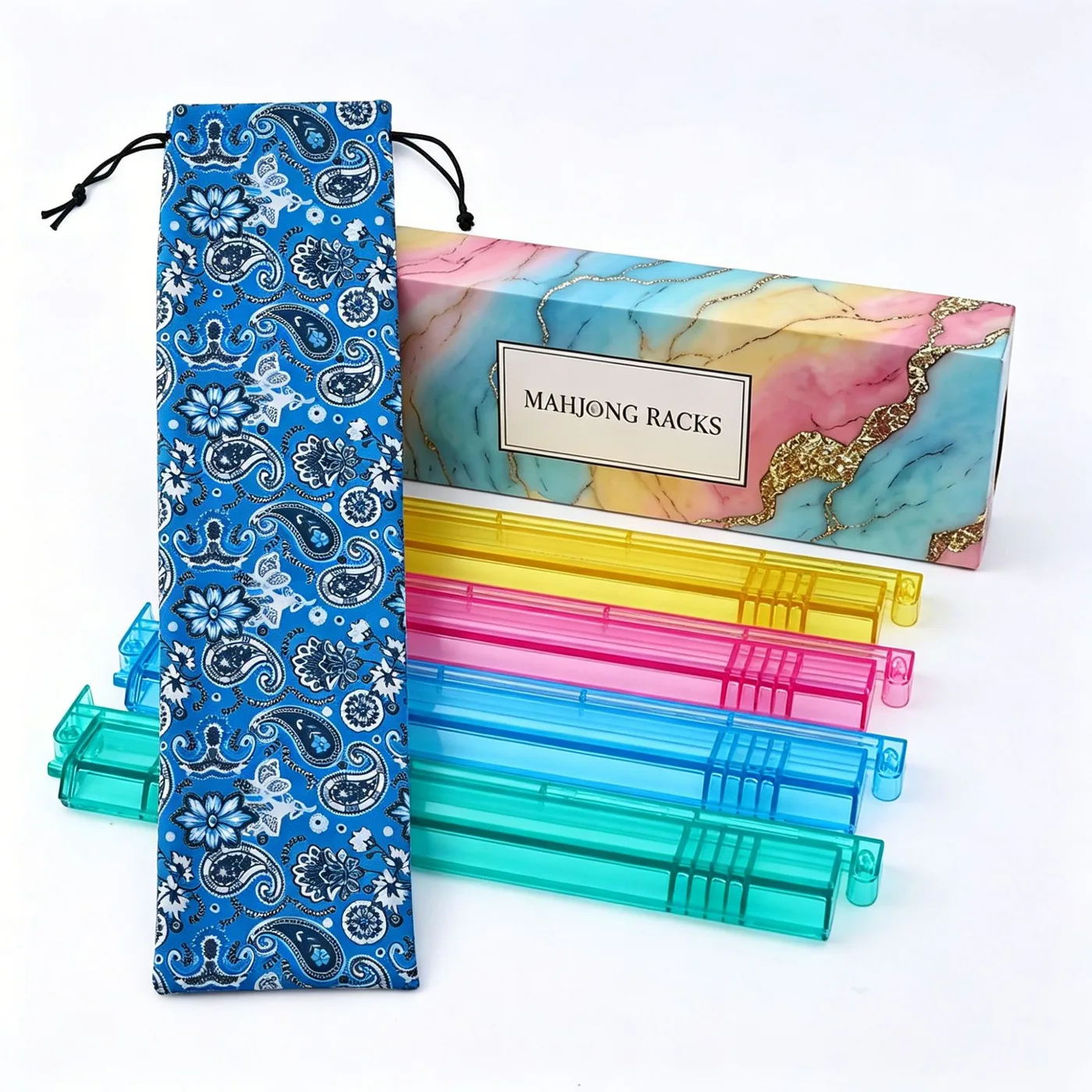 New American-style Non-slip Mahjong Push Ruler, Mu detail