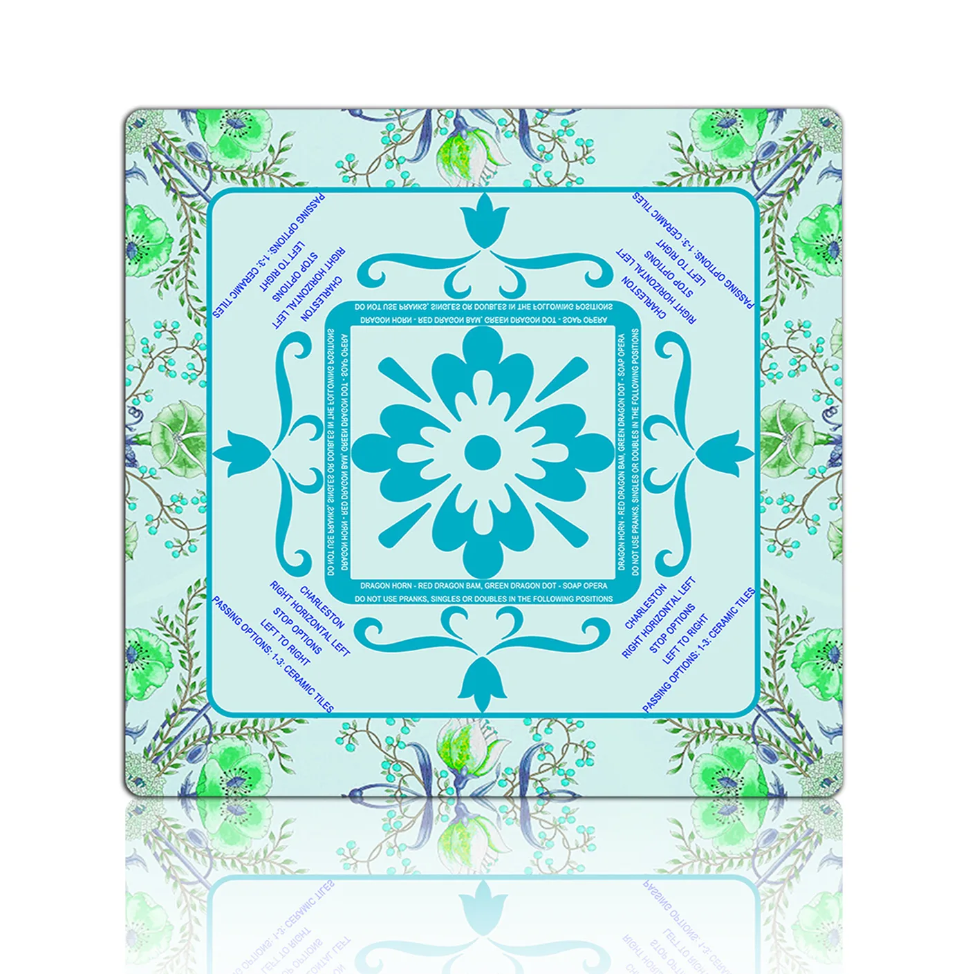 Luxury Classic Vintage Fuchsia American Mahjong Ma detail
