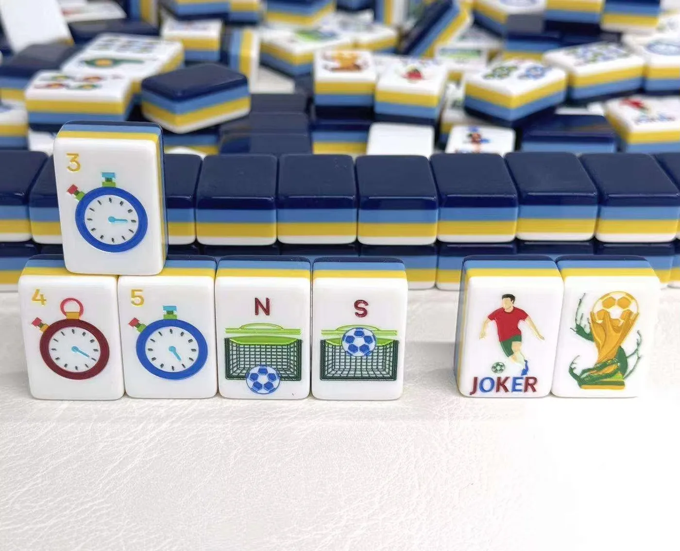 Premium United Sports Soccer Tournament Mahjong Ti detail