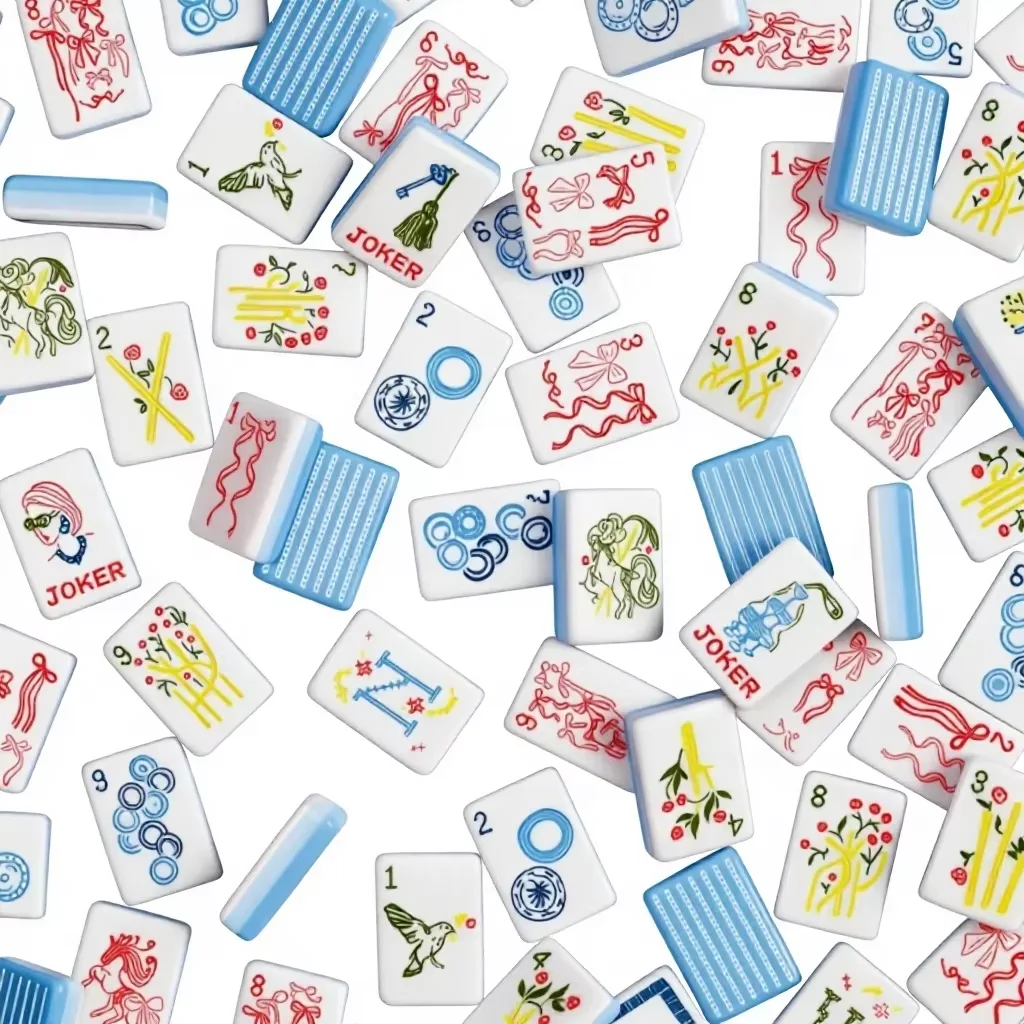 Luxury Miss Darling 160 Acrylic American Mahjong T detail