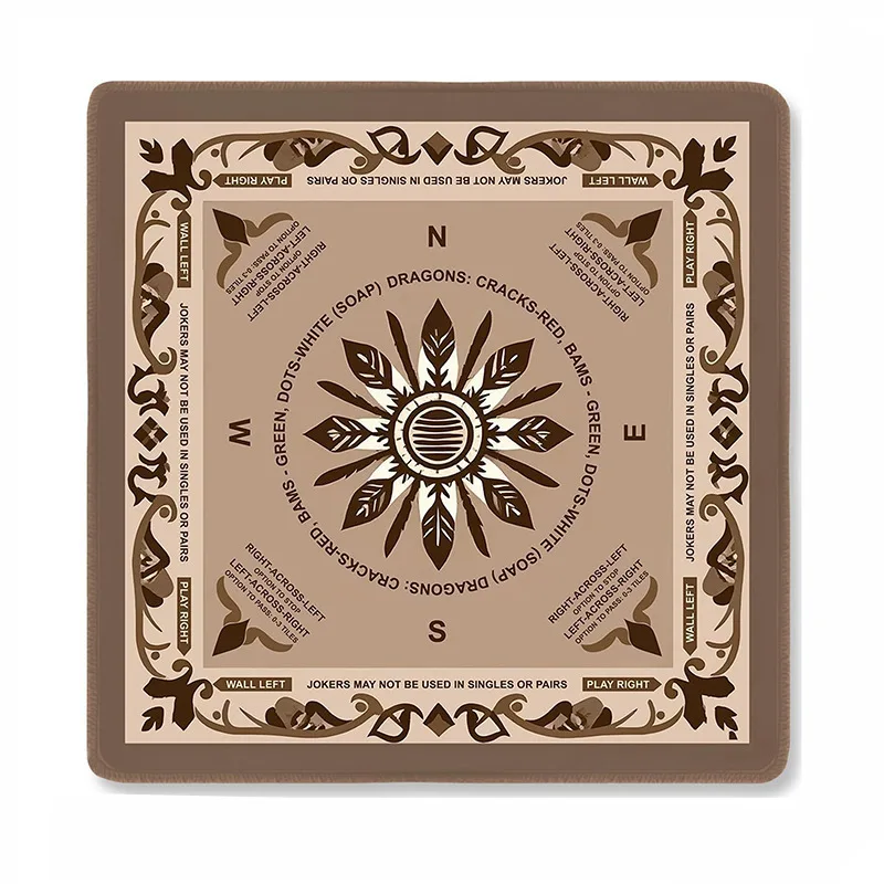 Classic American Mahjong Mat | Non-Slip Noise Redu detail