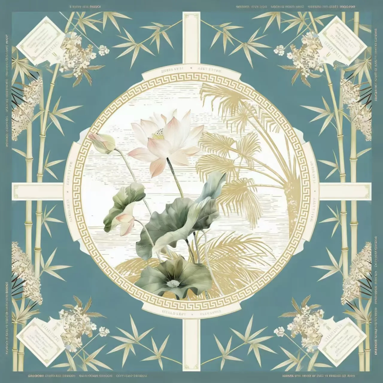 Custom Yellow Chrysanthemum Printed Mahjong Table  detail