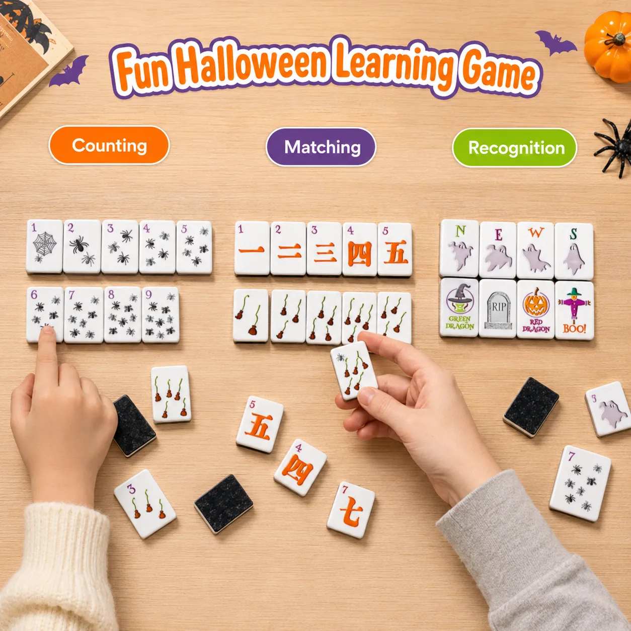 Halloween Modern Foldable Portable 160-Piece Luxur detail