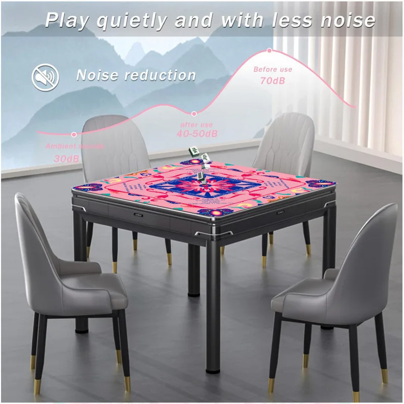 Luxury Classic Vintage Fuchsia American Mahjong Ma detail