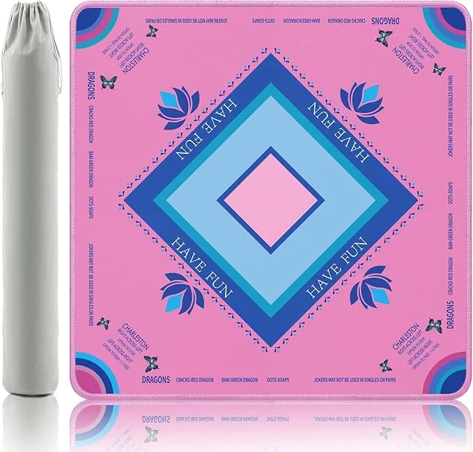 Modern Luxury Portable Mahjong Mat Rubber Anti-Sli detail