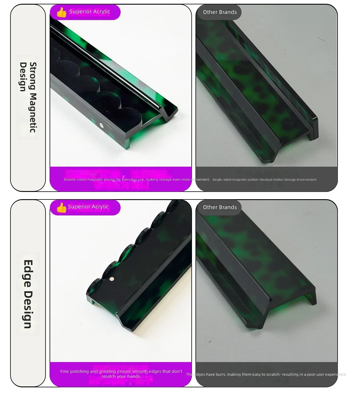 Luxury American-style Magnetic Acrylic Mother of P detail