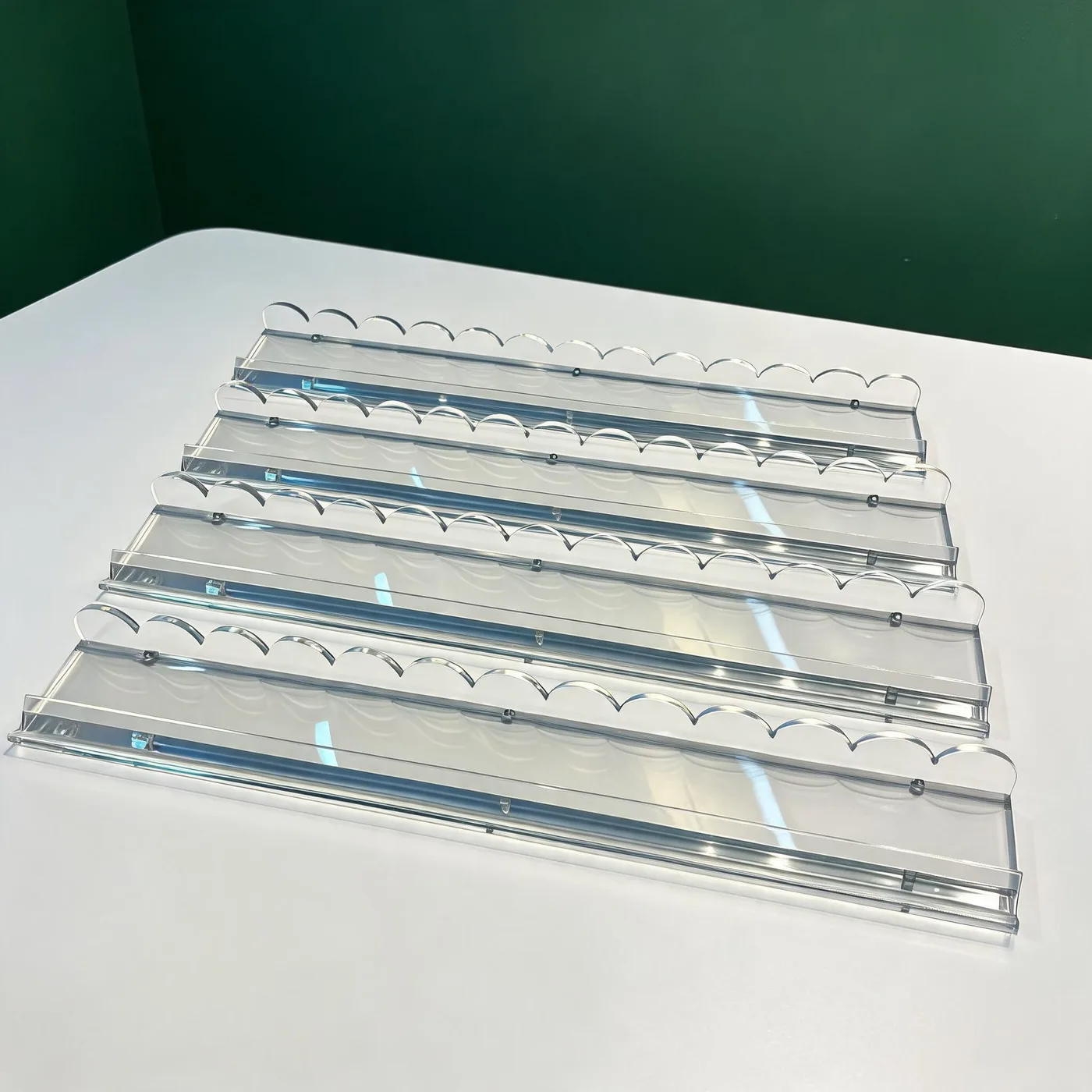 Hot Selling Acrylic Multi-color Transparent Mahjon detail