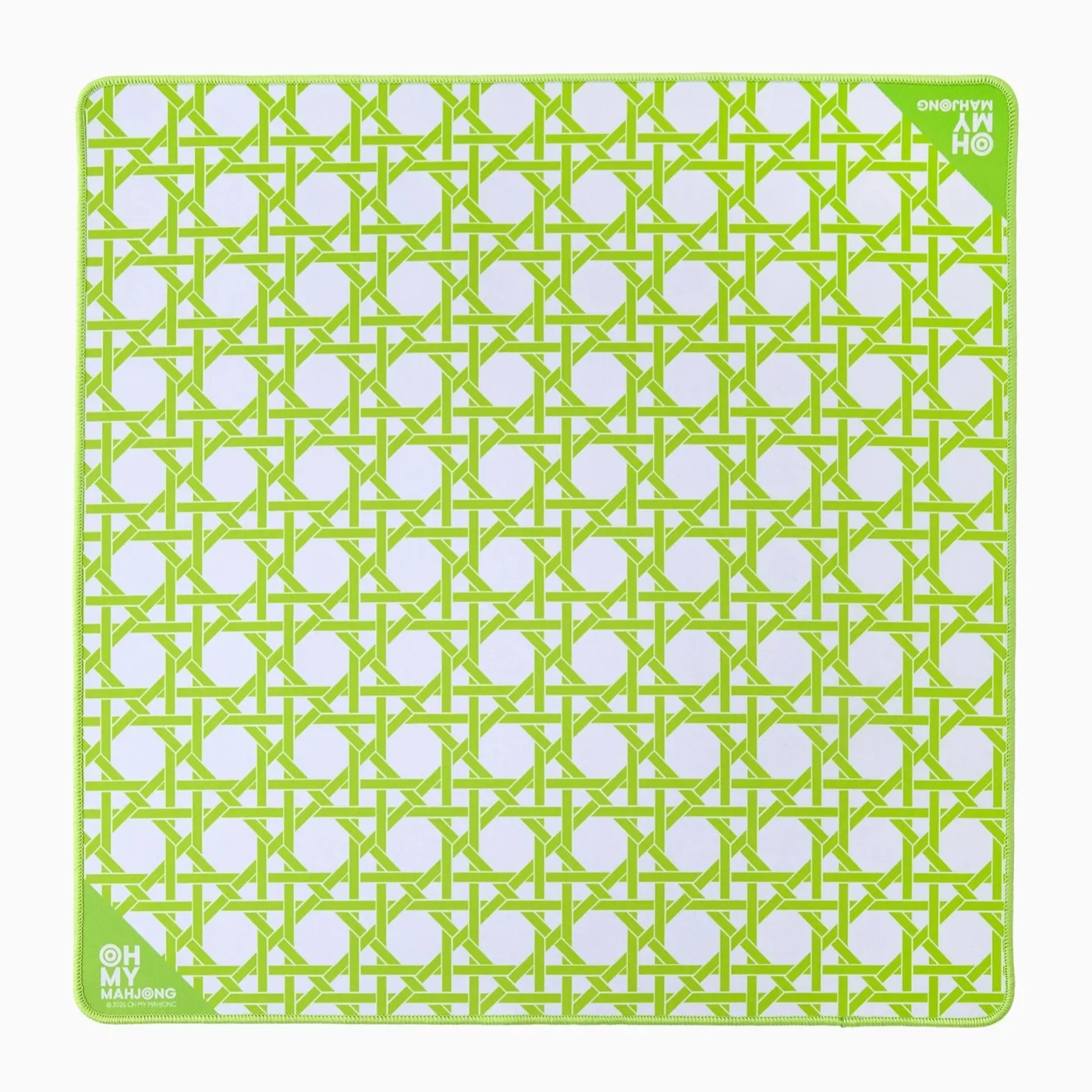 Preppy Style Equestrian Mahjong Mat 31.5" Luxury S detail