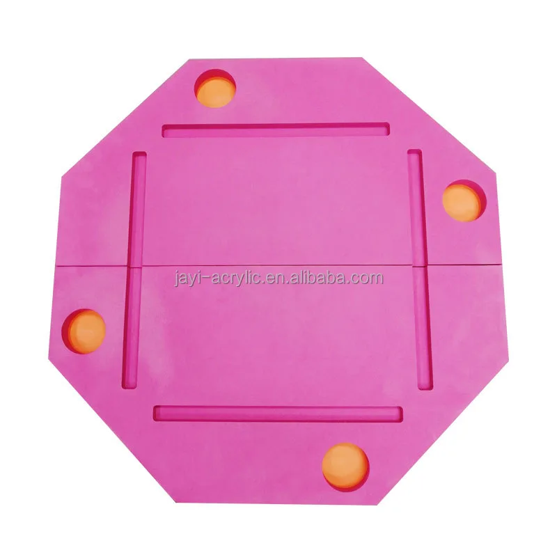 Custom Foldable Design Hexagon EVA Mahjong Mat Ame detail