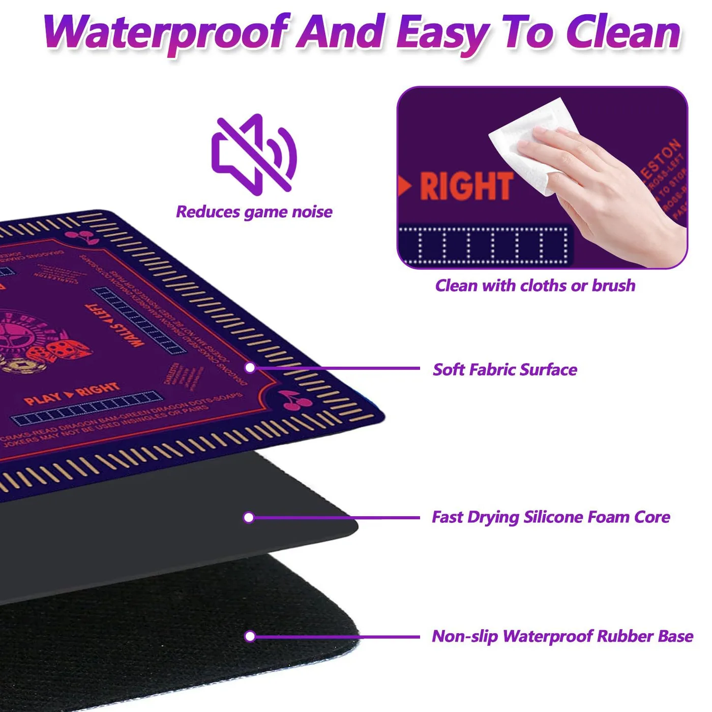 Luxurious Red Series Foldable Portable Waterproof  detail