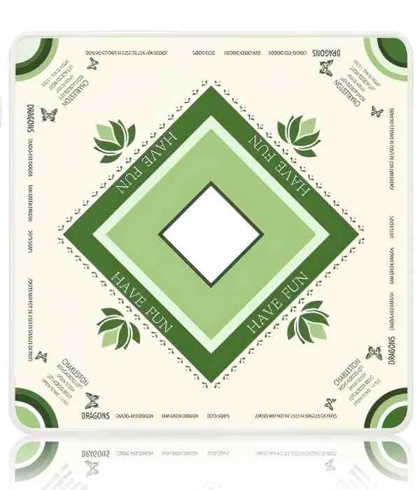 American Modern Mahjong Rubber Table Mat-Foldable  detail