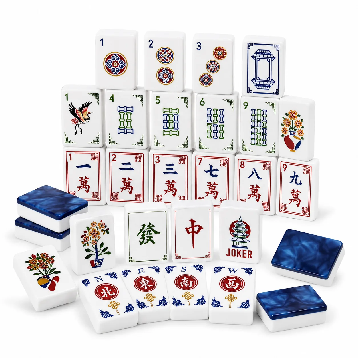 Stock 1.24*0.91*0.63 Inch Beach Supplies New Travel 4 Layer Engraved Acrylic Modern Luxury 160 Set Christmas America Poker