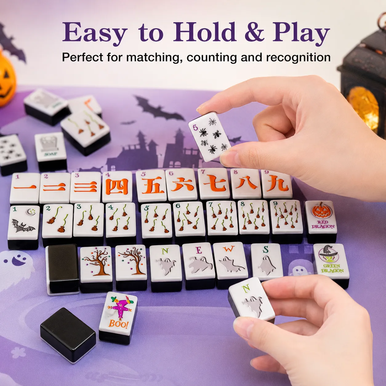Halloween Modern Foldable Portable 160-Piece Luxur detail