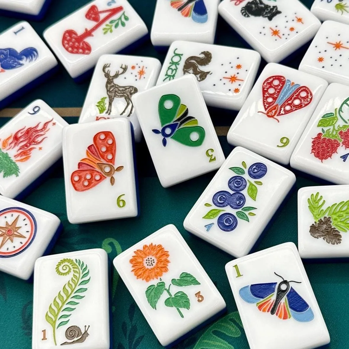 Custom Design Luxury American Mahjong Tiles Set 16 detail