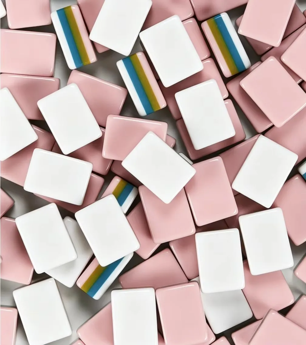 Custom Blank 160PCS Acrylic American Mahjong Tiles detail
