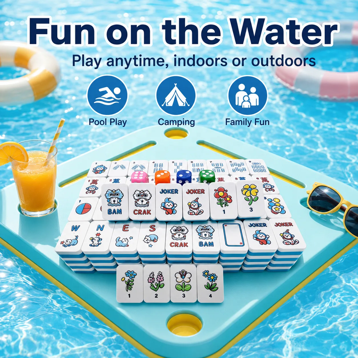 Luxury Modern Floating EVA Foam American Mahjong S detail