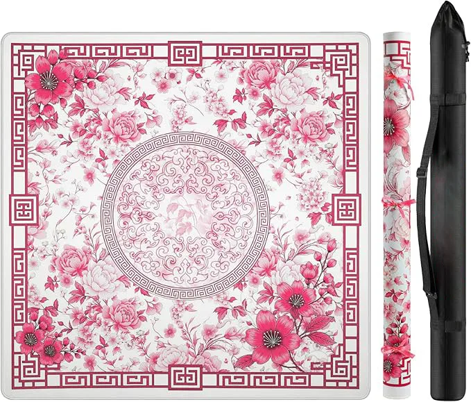 Modern Luxury Non-Ruffled Anti-Slip Anti-Noise American Mahjong Tablecloth for Poker and American Mahjong