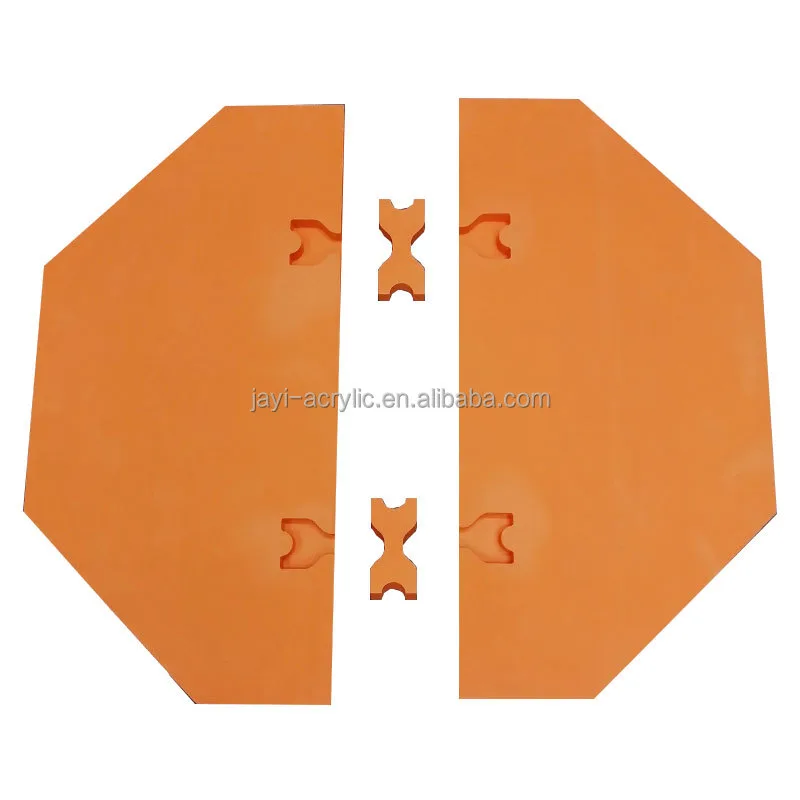 Custom Foldable Design Hexagon EVA Mahjong Mat Ame detail