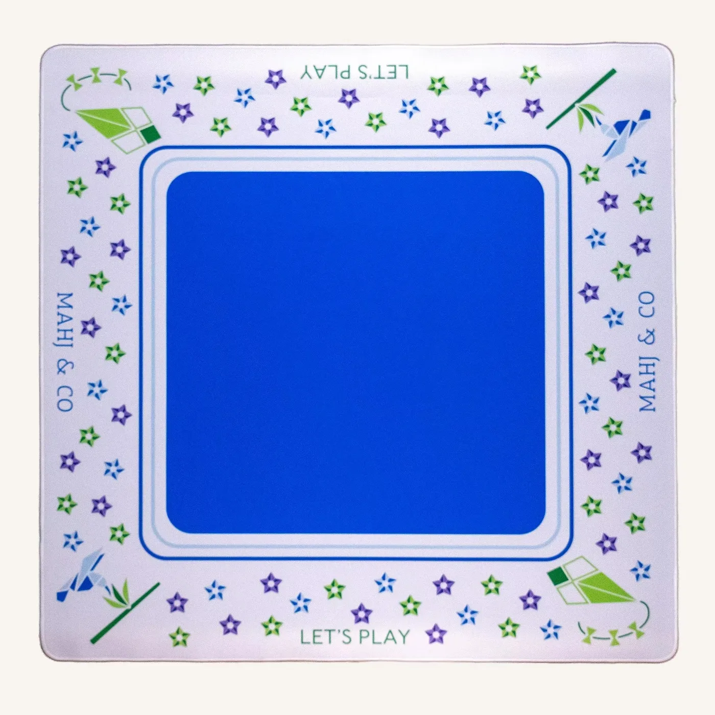 Lake Blue Luxury Modern 5 Layer Acrylic Foldable A detail