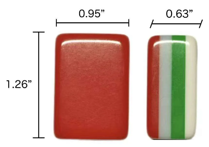 Luxury Christmas American Mahjong Set Double Layer detail