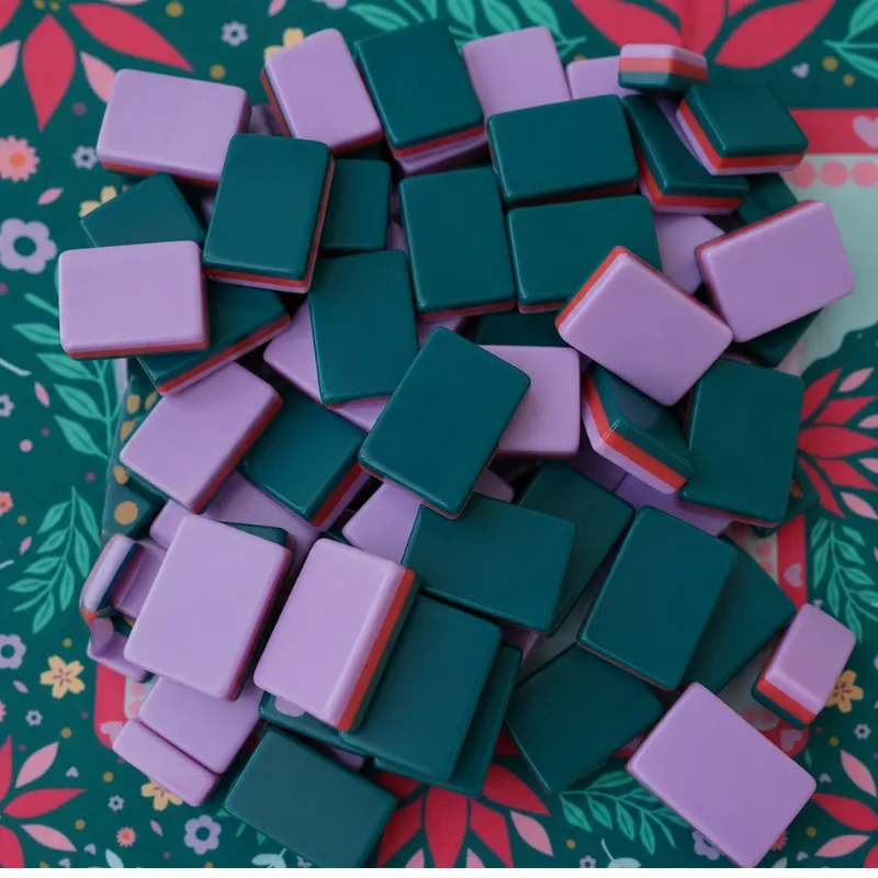 Luxury Christmas Nutcracker American Mahjong Tiles detail