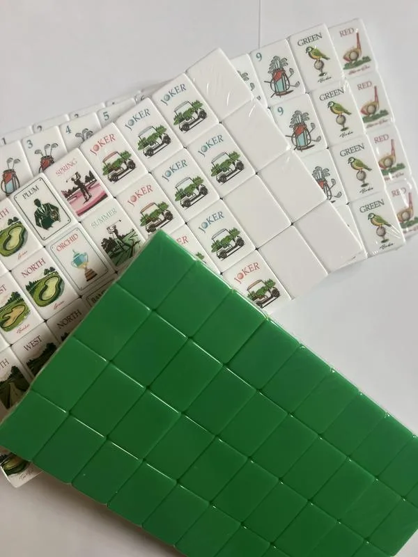 Factory Original Modern Golf Themed American Mahjo detail