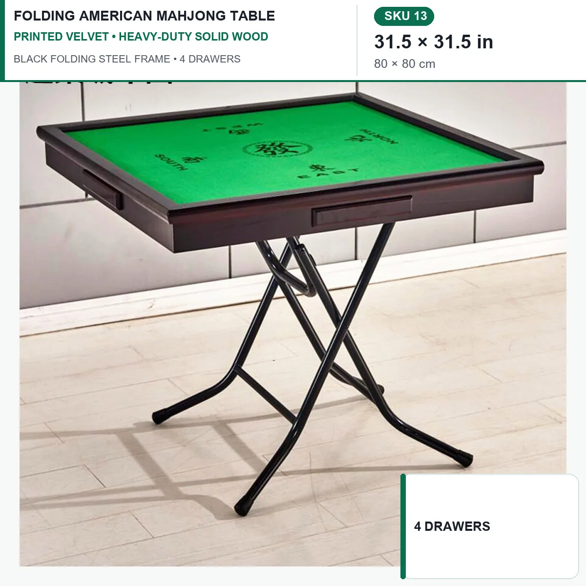 Factory Customized Foldable Metal Table Legs Simpl detail