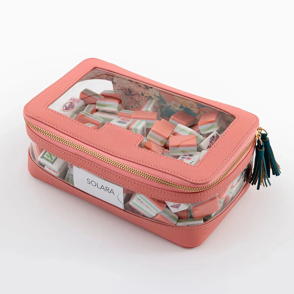 Bright Teal Blue US Classic Luxury Mahjong Set4-La detail