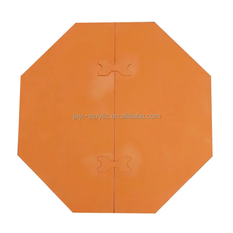 Custom Foldable Design Hexagon EVA Mahjong Mat Ame detail