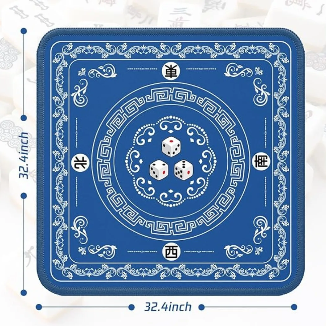 Portable Mahjong Mat Neoprene Anti-Slip Noise Redu detail
