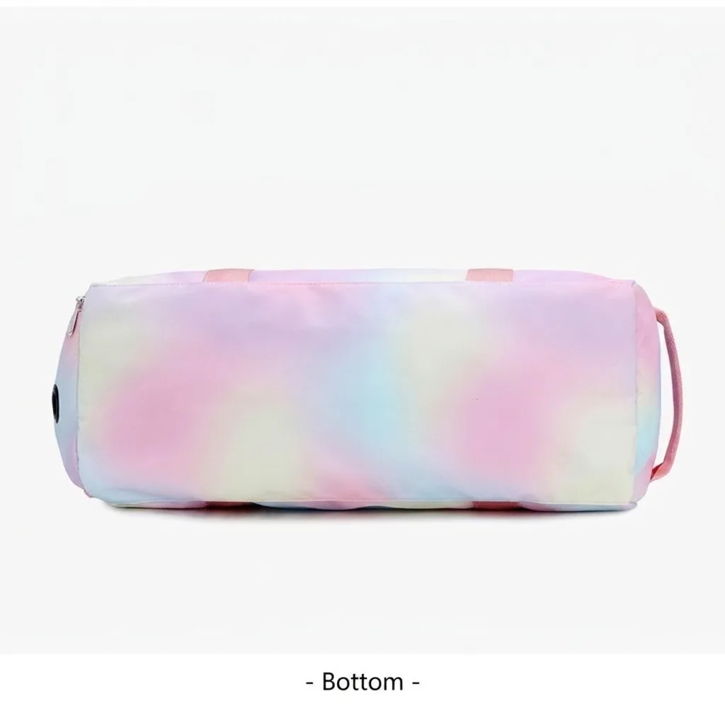 Luxury Gradient Rainbow Wet-Dry Separation Tote Ba detail